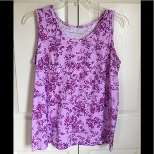 Floral tank top 14/16
